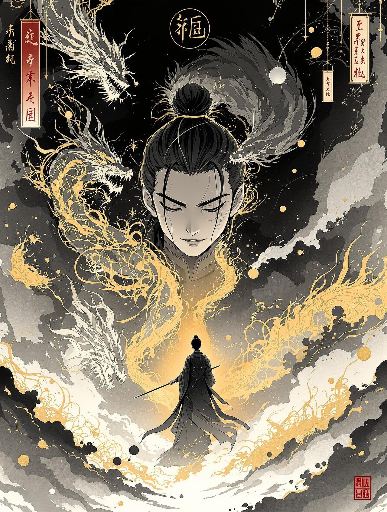 58漫画 - 墨画金石